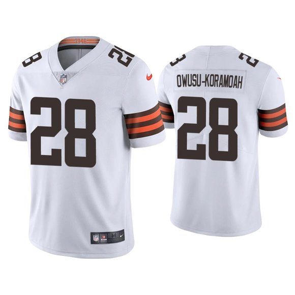 Cleveland Browns Jeremiah Owusu-Koramoah White Jersey - Picture 1 of 1